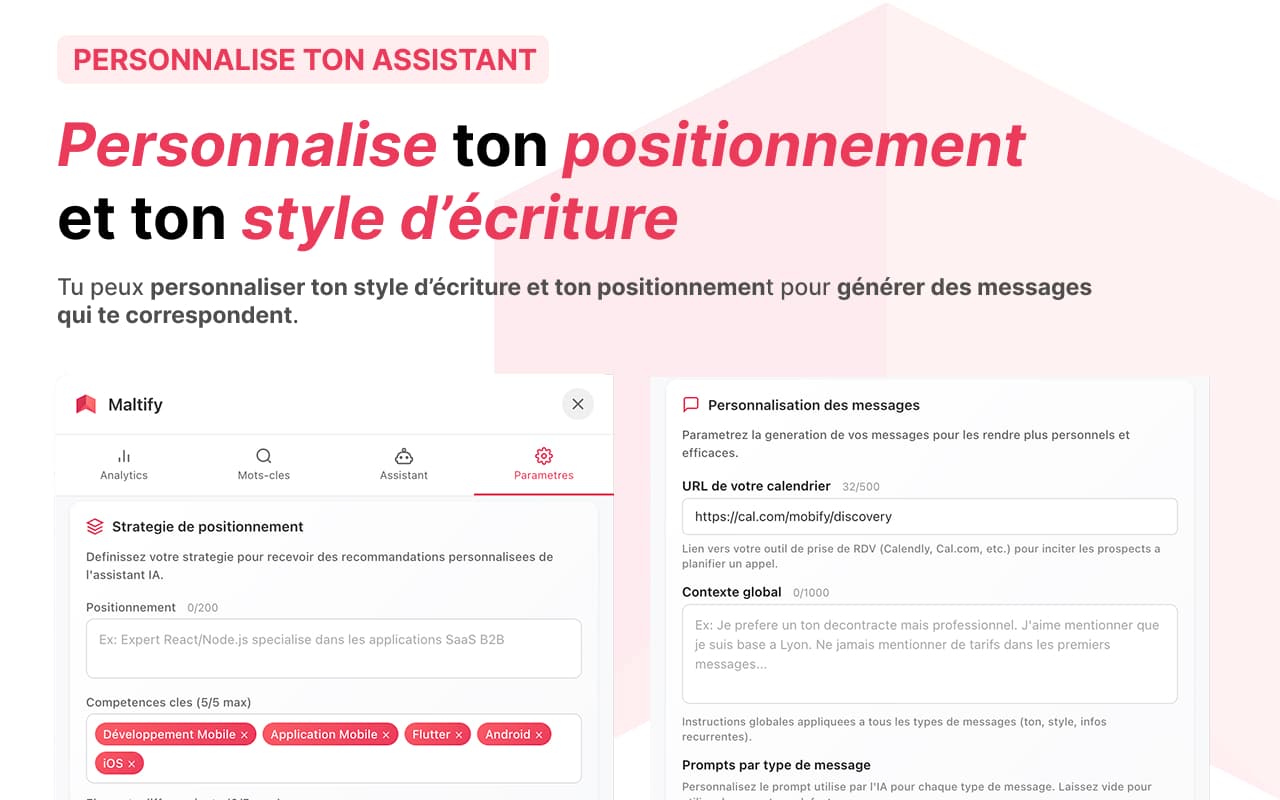 Prompts personnalisés